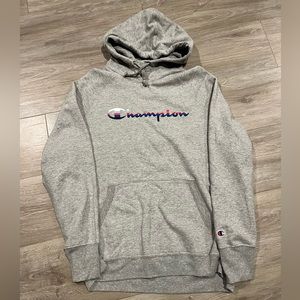 Grey champion hoodie